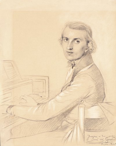 Charles Gounod (1818-93) 1841 de Jean Auguste Dominique Ingres